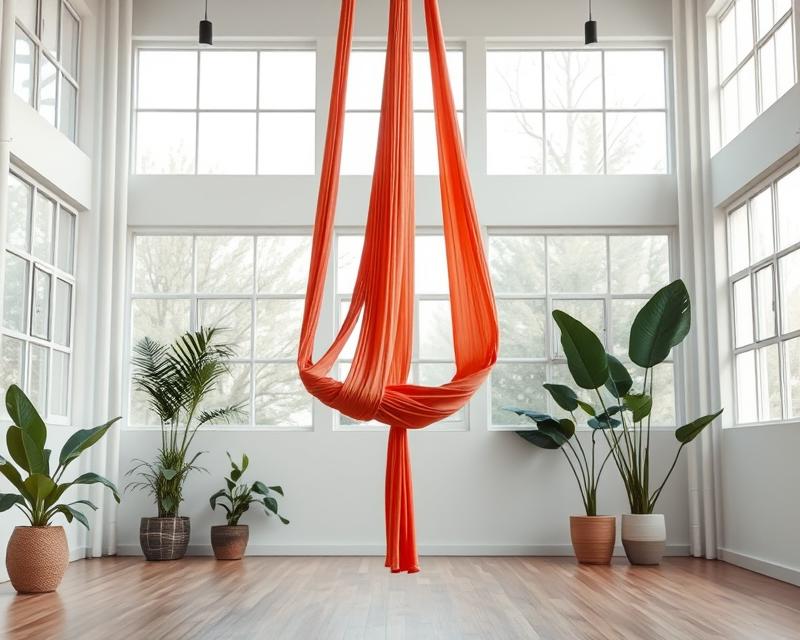 Joga aerial – co warto wiedzieć o praktyce w chustach?