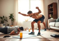 Trening domowy dla mężczyzn – skuteczne ćwiczenia bez sprzętu