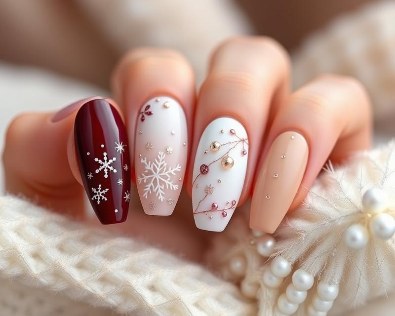 Modne paznokcie zimowe 2023/2024: trendy i stylizacje na sezon