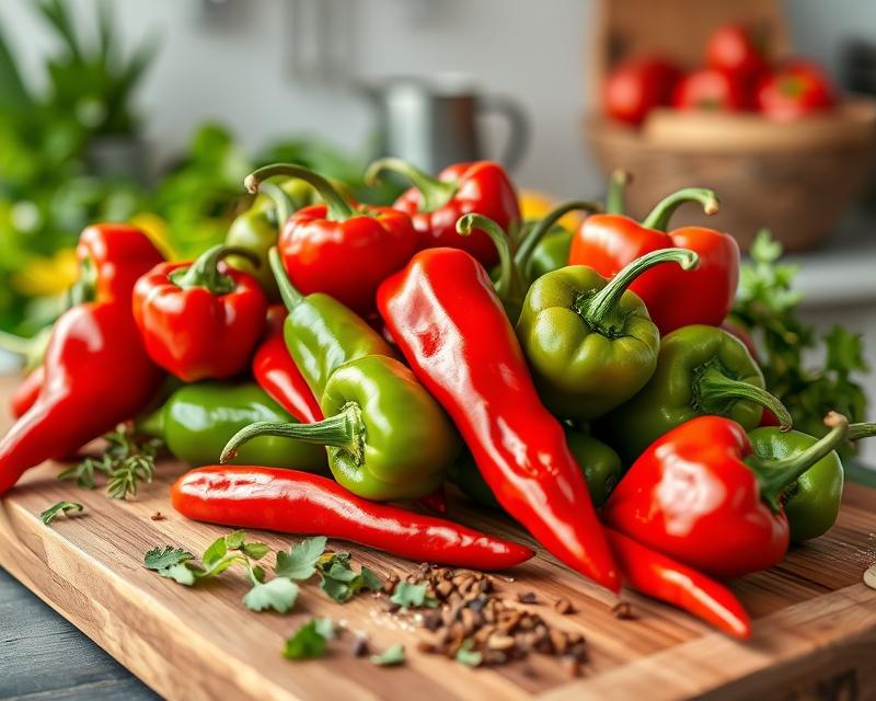 Papryczki chili: zdrowotne właściwości, witaminy i antyoksydanty Papryczki chili: zdrowotne właściwości, witaminy i antyoksydanty