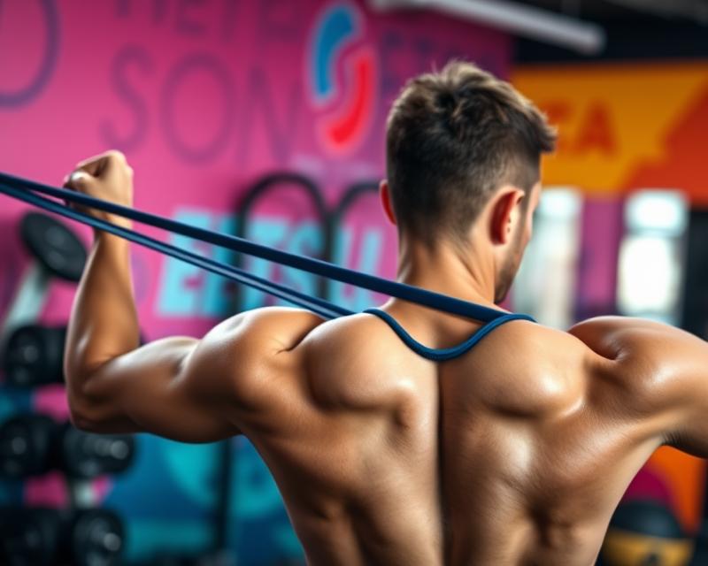 Face pull z gumą: jak wzmocnić górną część pleców?